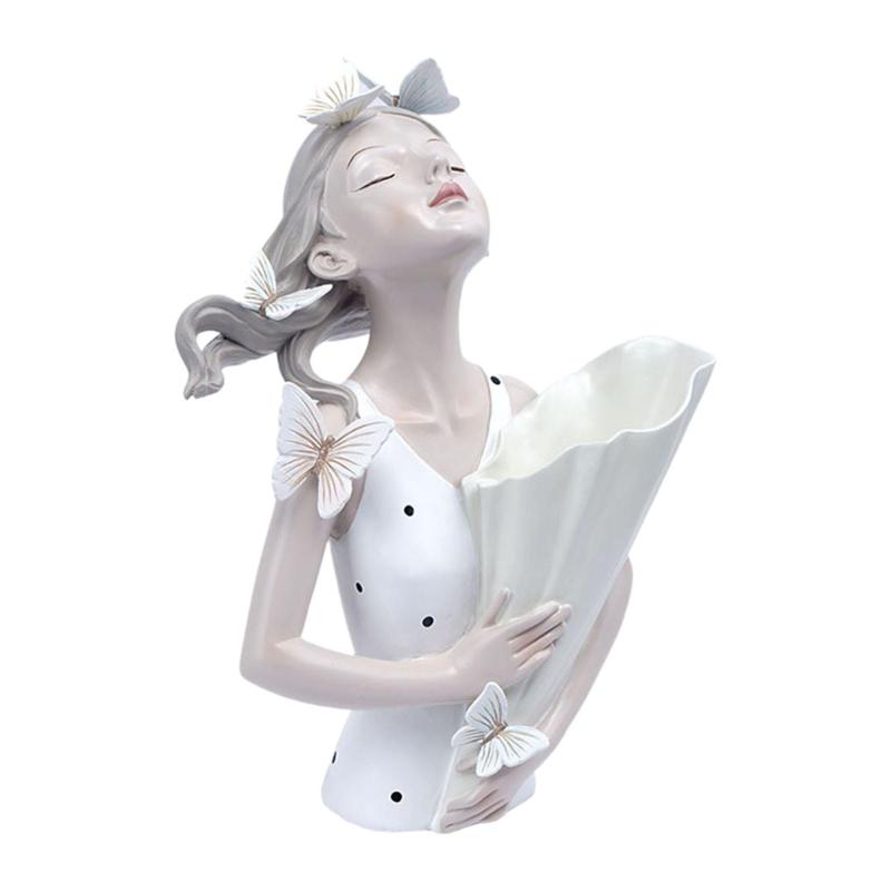 蝶の少女の彫刻像 本棚 オフィス ナイトライト用装飾品 7,098円