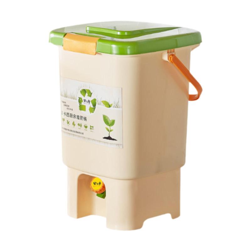 カウンタートップコンポストビンコンポストコンテナ.水分離板付き.発酵タンクアクセサリー.農場屋内果樹園用