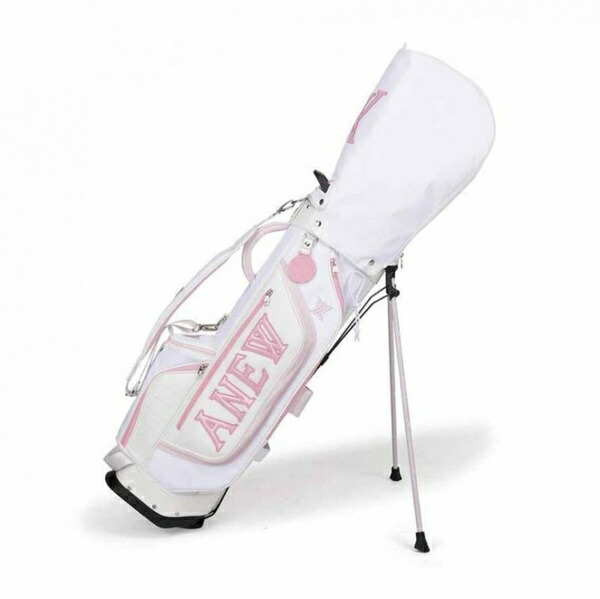 アニューゴルフ 瓦 照明ランプ御徒面子 キャディバッグ ANEW GLAM STAND BAG 貨物輸送無料 AGFUUSB02WHF  あしたつく