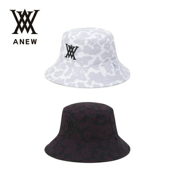 アニュー ゴルフ ユニセックス フラワーパターン リバーシブル バケットハット ANEW FLOWER PATTERN REVERSIBLE BUCKETHAT 帽子 送料無料 AGFFUCP08|ELIX SPORTS