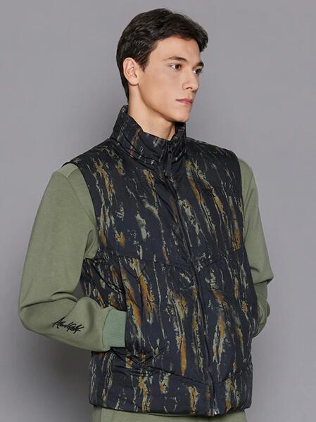 アニュー ゴルフ メンズ  ニュー行動様式 落ちこむより良い 暗然たる赤銅色 ANEW NEW PATTERN DOWN VEST 貨物輸送無料 AGFWMDV21