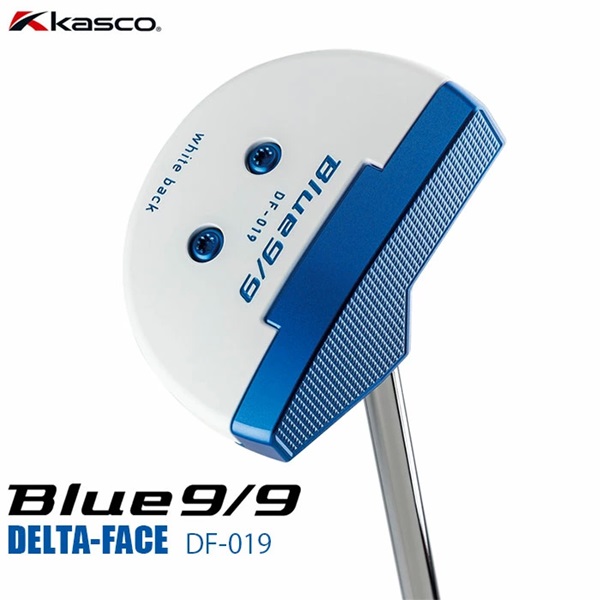 キャスコ パター Blue9/9 DELTA-FACE 丸マレット DF-019 アオパタ ブルー ゴルフ 送料無料 日本製 Kasco