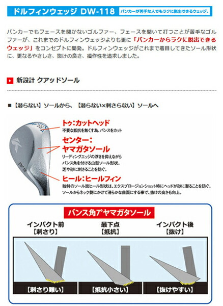 キャスコ ドルフィン ウェッジ ストレートネック DOLPHIN WEDGE DW-118 ...
