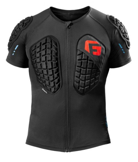 G質問用紙 MX360 Impact Shirt 差しひびき プルオーバー うしろ側プロテクター付き添い人 モトクロス マウンテンバイク プロテクター付き添い人 雨合羽 丸洗い能力のある