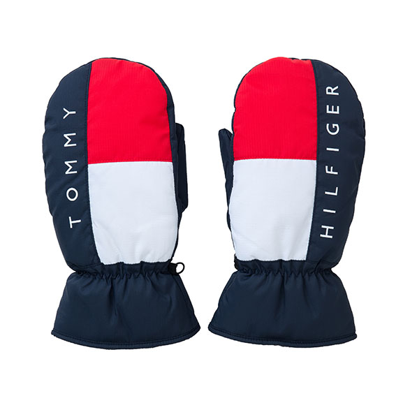トミーヒルフィガー ゴルフ 地球儀 ミトン グローブ 無償性大きさ 両手用 レディース 亭主もち用 Tommy Hilfiger  あしたつく THMG8FM7