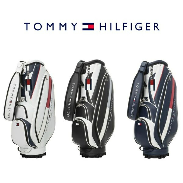 トミーヒルフィガー ゴルフ カートキャディバッグ ベーシック 9.0型 46インチ対応 3.2kg 軽量 THMG4SC5 Tommy Hilfiger 送料無料  あすつく
