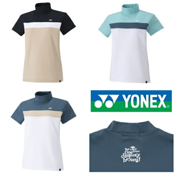 特価品 返品交換不可 YONEX レディース ハイネックシャツ ゴルフ ウェア ヨネックス GWF5115 ベリークール 汗染み抑制 UPF50＋ 吸汗速乾 制電 送料無料 日本製 4,620円