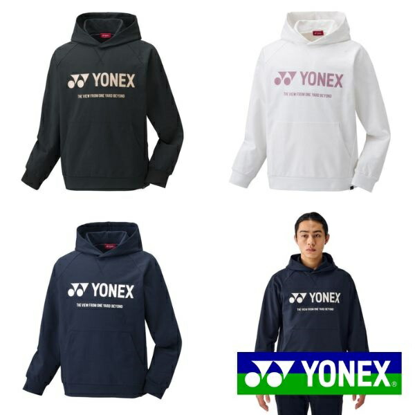 楽天市場】送料無料 長袖 パーカー 裏起毛 YONEX ヨネックス メンズ
