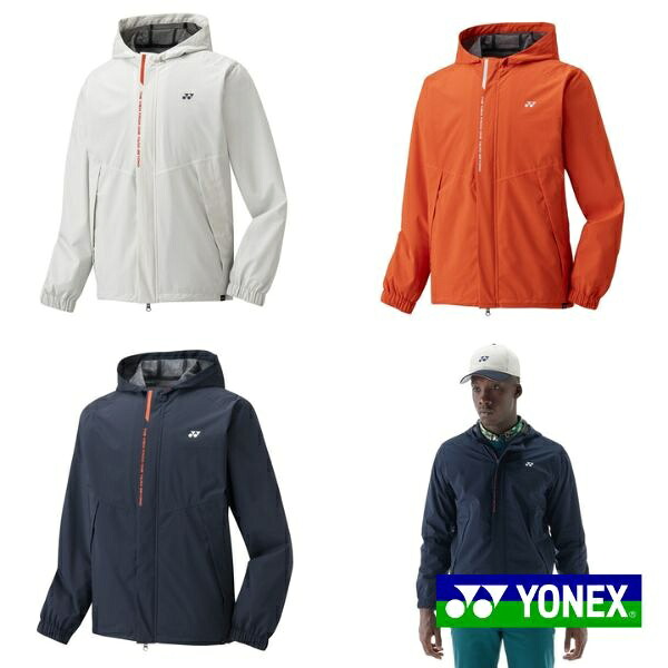 YONEX メンズ 長袖 パーカー ゴルフ ウェア ヨネックス GWF9228 撥水 ストレッチ 制電 送料無料 2025年秋冬モデル｜ELIX SPORTS 15,464円