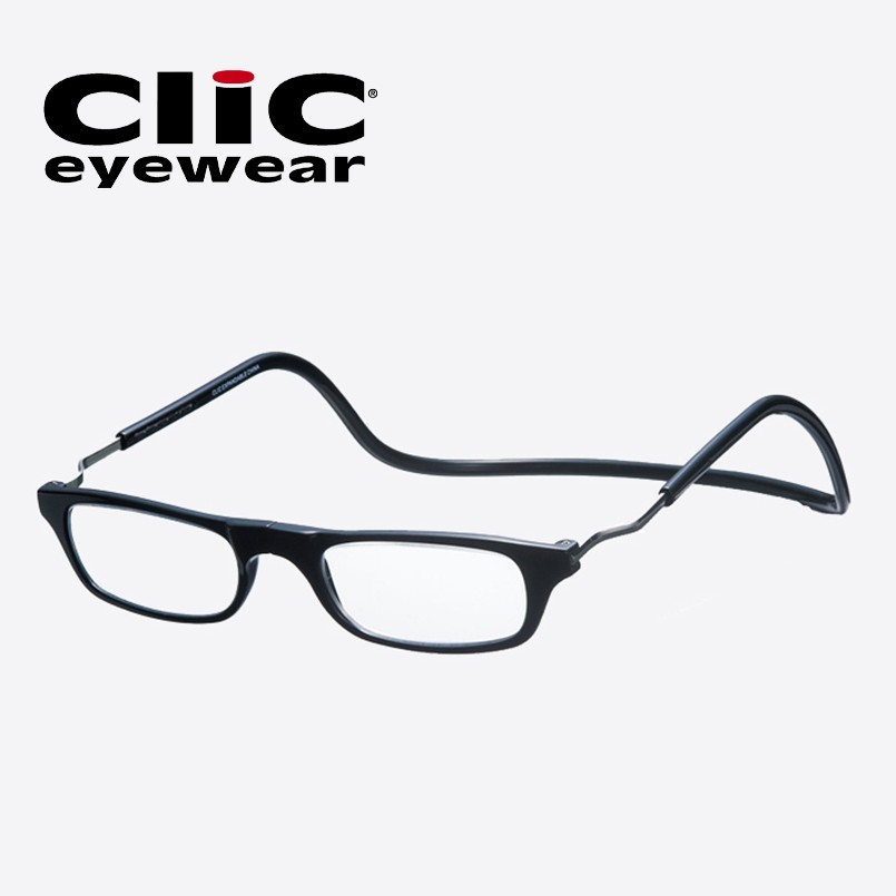 Clic(鳴らす) エクスパンダブル ワイドサイズモデル 黒いこと 視覚手を加える用メガネ 聞き入れる光学 老眼鏡 かっこ良い 老眼鏡-バッグ・小物・ブランド雑貨