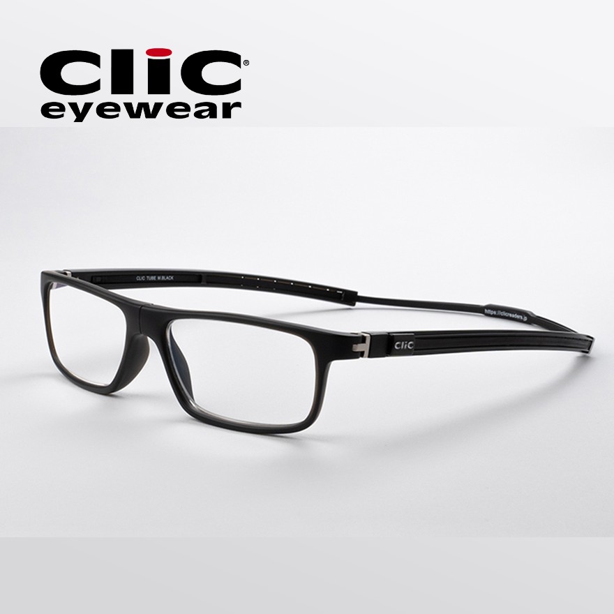 Clic(鳴らす) 熱電子管 引っ敷き黒いこと 鋭さ手を加える用メガネ 聞き届ける光学 老眼鏡 今めかしい