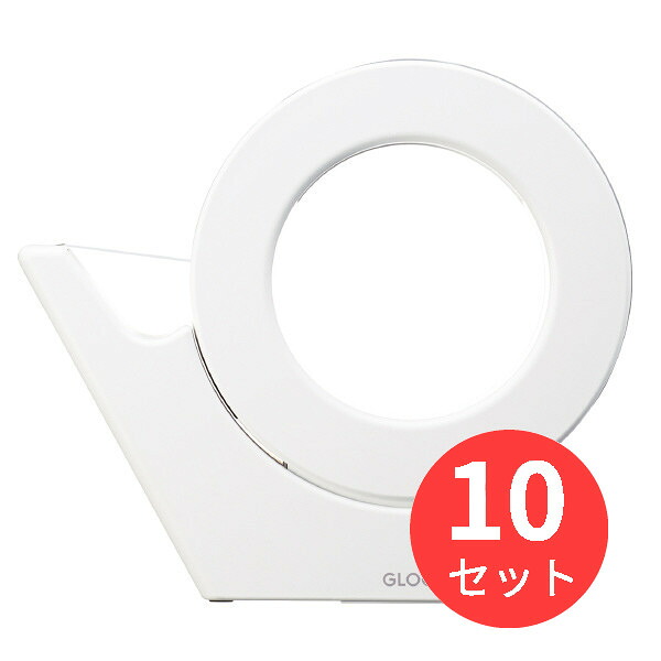 【10個セット】コクヨ グルーテープカッター(吸盤ハンディタイプ・大巻き)白 T-GM500W【まとめ買い】｜EL Store 店