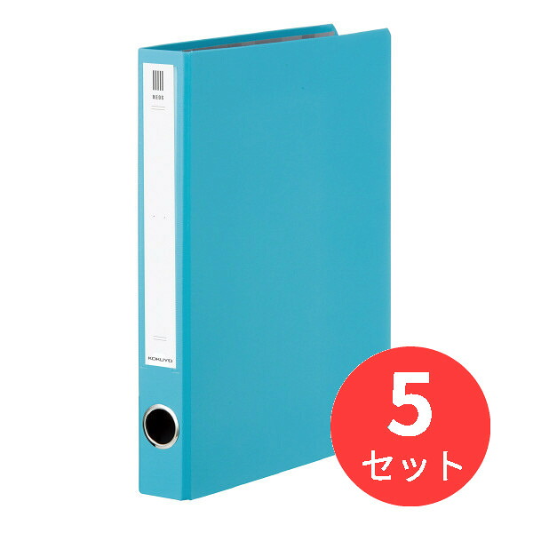 【5冊書き割り】コクヨ 熱電子管整理保存用具＜NEOS＞A4縦30粍とじ2穴B色 フ-NE630B【まとめ買い】