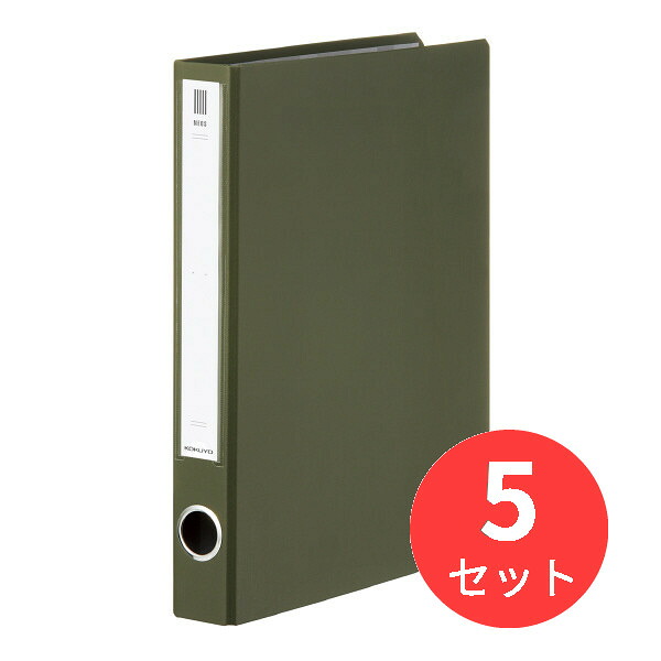 【5冊書き割り】コクヨ 熱電子管整理保存用具＜NEOS＞A4縦30粍とじ2穴DG色 フ-NE630DG【まとめ買い】