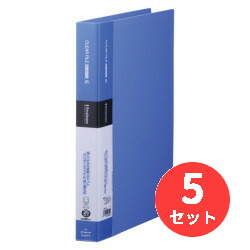 【5冊セット】キングジム(KING JIM) シンプリーズ クリアーファイル差し替え式 138SPW A4タテ型 25枚 青 【まとめ買い】