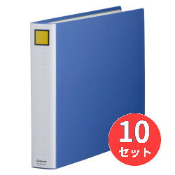 【10冊セット】キングジム(KING JIM) キングファイル スーパードッチ＜脱・着＞イージー 3404EA A3ヨコ型 とじ厚40mm 青 【まとめ買い】｜EL Store 店
