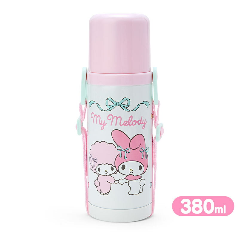 My Melody ステンレスボトル 360ml ・530mlショルダーひも無し snr-744549_1.jpg
