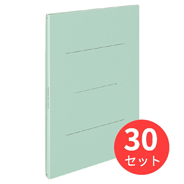 【30冊セット】コクヨ ガバットファイルA4-S縦 1～100mmとじ2穴 緑 フ-90G【まとめ買い】