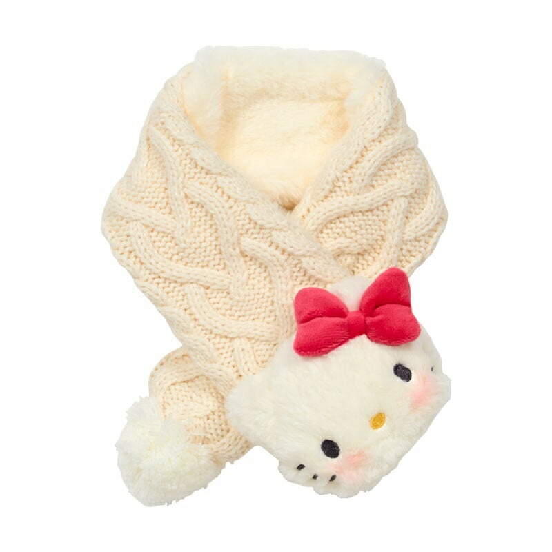 楽天市場】【キッズマスコット付きマフラー 】ハローキティ かわいい