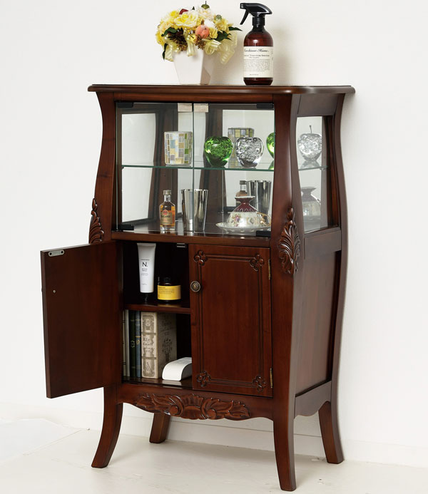 キャビネット コンソール 人気商品の Whs リゾート バリ ラタン アジアンクローゼット アジアン雑貨 アジアン家具 アウトレット リビング収納 ファックス台 電話台 コンソール キャビネット Antiqueチェスト クラシック家具 アンティーク家具 ガラスキャビネット