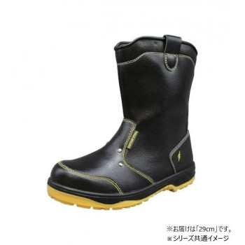 福山ゴム工業　作業靴 キャプテンプロセフティー 216　29.0cm ブラック ER17800