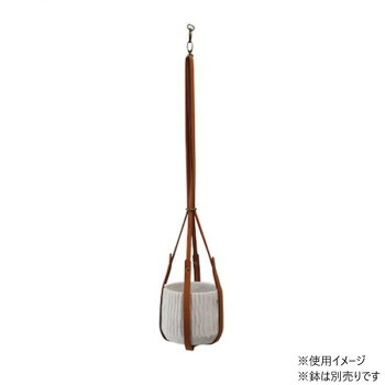 ミュールミル レザーハンギングロープ 茶 L 2セット ML-001LBr