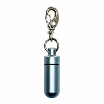 ペット供養 遺骨カプセル 小 キーホルダー ライトブルー H3.2cm 10入 060369