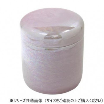 ペット供養 骨壷 パール ピンク 6寸 060191