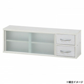 カウンター上収納ラック 90幅 オークWH 52286
