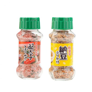 みなり 明太子ふりかけ 85g・唐辛子納豆ふりかけ 90g 各15個セット|ELMONO(家具 ラグ カーペット)