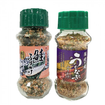 みなり 鮭ふりかけ 85g・国産うなぎふりかけ 75g　各15個セット｜ELMONO（家具 ラグ カーペット）