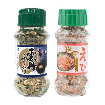 みなり 雲丹ふりかけ 85g・えびふりかけ 85g　各15個セット｜ELMONO（家具 ラグ カーペット） 11,598円