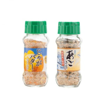 みなり じゃがバターふりかけ 65g・あごふりかけ 80g 各15個セット|ELMONO(家具 ラグ カーペット)