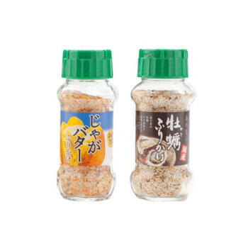 みなり じゃがバターふりかけ 65g・牡蠣ふりかけ 95g　各15個セット｜ELMONO（家具 ラグ カーペット）