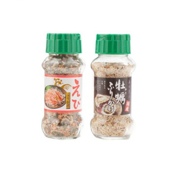 みなり えびふりかけ 85g・牡蠣ふりかけ 95g 各15個セット|ELMONO(家具 ラグ カーペット)