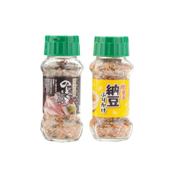 みなり のどぐろ煮付風味ふりかけ 85g・唐辛子納豆ふりかけ 90g　各15個セット｜ELMONO（家具 ラグ カーペット）