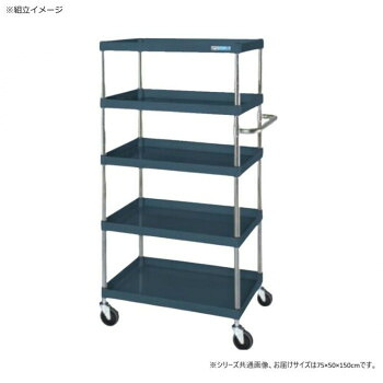 サカエ CSパールワゴン中量タイプ ダークグレー CSP-75155SED｜ELMONO（家具 ラグ カーペット）