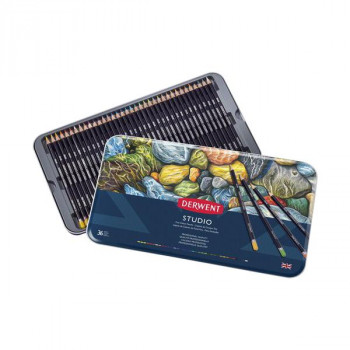ダーウェント スタジオ 36色セット メタルケース DWSPS36