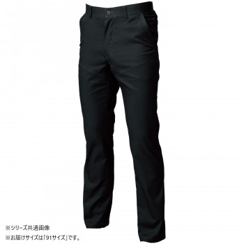 桑和 3048-09 スラックス 91サイズ ブラック(4)