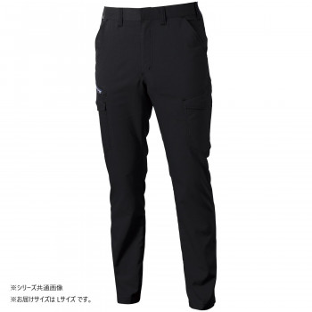 桑和 3478-08 カーゴパンツ Lサイズ ブラック(4) 5,000円