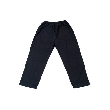 KADONO SARASHI SOME 和晒ガーゼ ストレートパンツ ブラック Mサイズ｜ELMONO（家具 ラグ カーペット） 6,209円