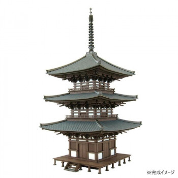 みにちゅあーと 三重塔 MK05-30|ELMONO(家具 ラグ カーペット)