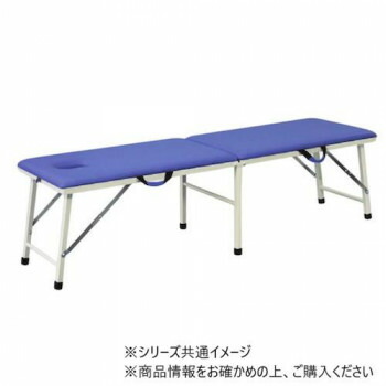 高田ベッド製作所 有孔粉体ムーブ (折りたたみ式ポータブルベッド) 幅50×長さ180×高さ50cm ライトブルー TB-1008U