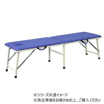 高田ベッド製作所 有孔粉体ムーブ (折りたたみ式ポータブルベッド) 幅50×長さ180×高さ55cm ライトブルー TB-1008U