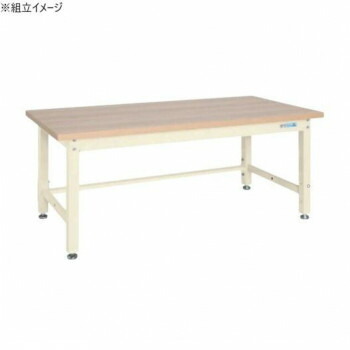 サカエ 重量作業台KWタイプ 木目天板 1800&times;800&times;740mm KWM-188I｜ELMONO（家具 ラグ カーペット） 60,618円