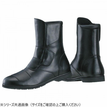 NTB42A ノンファスナーPUショートブーツ2 BK 24.5 NTB42A-245｜ELMONO（家具 ラグ カーペット）