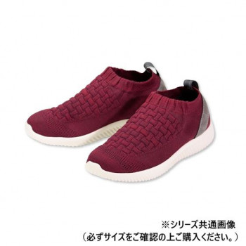 マリアンヌ製靴 ストレッチニットスニーカーWG140 ワイン L WG140