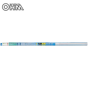 OHM 直管LEDランプ 40形相当 G13 昼光色 グロースターター器具専用 LDF40SS・D/17/23