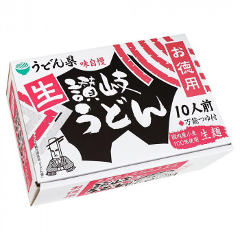 箱入 うどん県の徳用生うどん M-75 &times;6個セット｜ELMONO（家具 ラグ カーペット） 8,092円