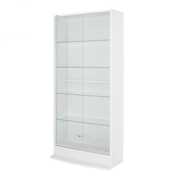 コレクションラックワイド 引き戸ハイタイプ 奥行29cm本体 CR-TH8329　W・ホワイト
